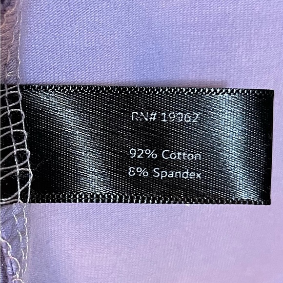 Lavender Trumpet Sleeves Stretch Top - Picture 3 of 5